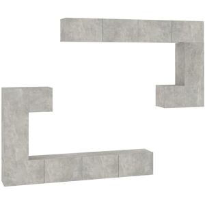 Berkfield Home - Mayfair Wall-mounted tv Cabinet Concrete Grey Engineered Wood