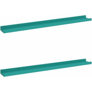 Berkfield Home - Mayfair Wall Shelves 2 pcs Blue 80x9x3 cm