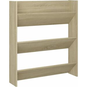 BERKFIELD HOME Mayfair Wall Shoe Cabinet Sonoma Oak 80x18x90 cm Engineered Wood