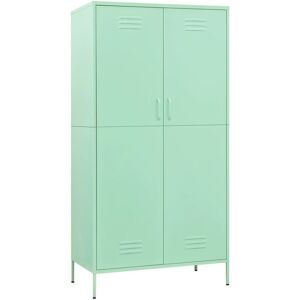 Berkfield Home - Mayfair Wardrobe Mint 90x50x180 cm Steel