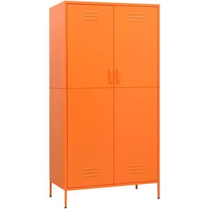 Berkfield Home - Mayfair Wardrobe Orange 90x50x180 cm Steel