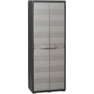 Bloomsburymarket - Merri 67' h x 26' w x 15' d Garden Storage Cabinet with 3 Shelves by Bloomsbury Market - Grey