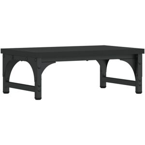 Monitor Stand Black 37x23x14 cm Engineered Wood Vidaxl Black