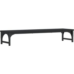 Vidaxl - Monitor Stand Black 85x23x15.5 cm Engineered Wood Black