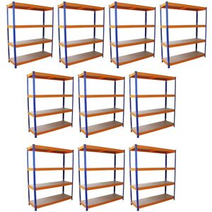 MONSTER SHOP Monster Racking s-rax 10 x Metal Heavy Duty Shelving Racking