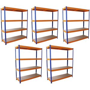 MONSTER SHOP Monster Racking s-rax 5 x Metal Shelving Heavy Duty Racking