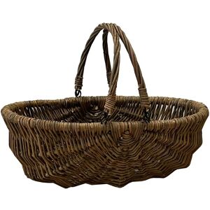 Selections - Natural Willow Wicker Garden Trug Basket