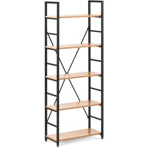 FROMM & STARCK Open Bookshelf Bookcase Shelf 60 x 28 x 92.5 cm Metal 3 Shelves 150 kg