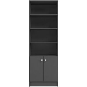 OUT & OUT ORIGINAL Out & out Ember Bookcase with 2 Doors- Black