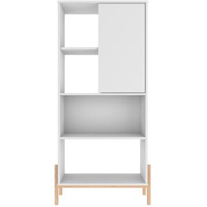 OUT & OUT ORIGINAL Out & out Phoenix White Bookshelf- Storage Solution