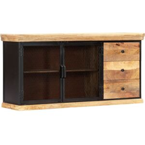 BLOOMSBURYMARKET Plattsburg Solid Mango Wood Sideboard by Bloomsbury Market - Brown