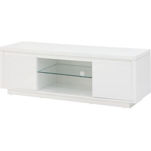 Polar High Gloss led Large tv Unit White - GFW