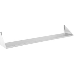 ROYAL CATERING Practical Simple Stainless Steel Kitchen Shelf Easy Mount And Clean 30X180Cm