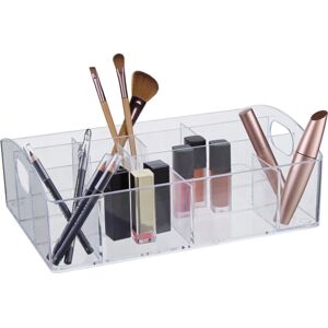 Premier Housewares - 10 Compartment Clear Cosmetics Organiser