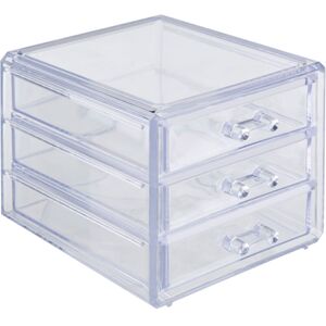 Premier Housewares - 3 Drawer Cosmetics Organiser