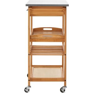 Bamboo One Drawer Kitchen Trolley - Premier Housewares