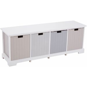 Premier Housewares - New England 4 Drawer Bench