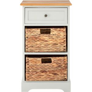 Vermont One Drawer Two Baskets Cabinet - Premier Housewares
