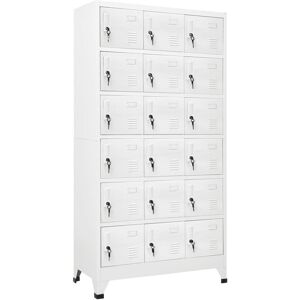 Rowena 18 Door Storage Cabinet by Bloomsbury Market Grey