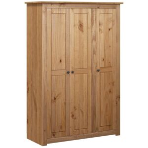 BERKFIELD HOME Royalton 3-Door Wardrobe 118x50x171.5 cm Pine Panama Range