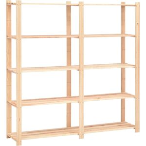 Berkfield Home - Royalton 5-Tier Storage Rack 170x38x170 cm Solid Pinewood 500 kg