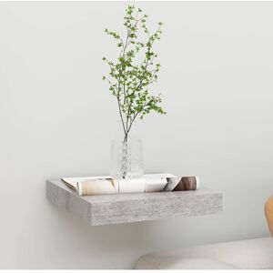 Royalton - Floating Wall Shelf Concrete Grey 23x23.5x3.8 cm mdf