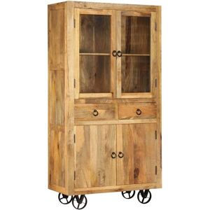 Royalton Highboard Solid Mango Wood 95x45x185 cm