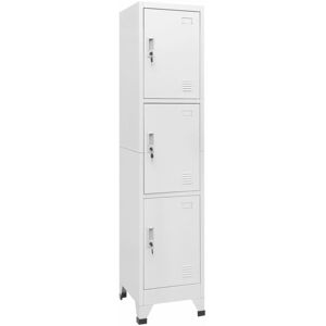 Royalton Locker Cabinet with 3 Compartments 38x45x180 cm