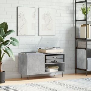 Berkfield Home - Royalton Record Cabinet Concrete Grey 85x38x48 cm Engineered Wood