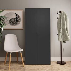 Shoe Cabinet Grey 80x35.5x180 cm Engineered Wood - Royalton