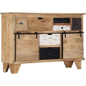 Sideboard 140x38x90 cm Solid Mango Wood - Royalton