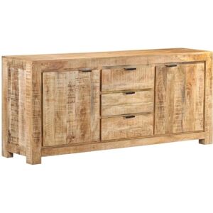 Sideboard 175x40x75 cm Rough Mango Wood - Royalton