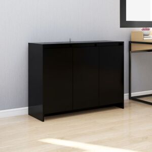 Sideboard Black 102x33x75 cm Engineered Wood - Royalton