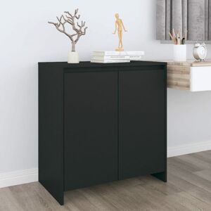 Sideboard Black 70x41x75 cm Engineered Wood - Royalton