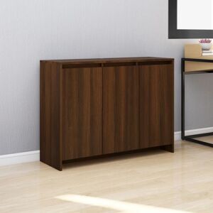 Sideboard Brown Oak 102x33x75 cm Engineered Wood - Royalton