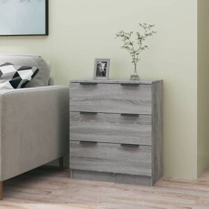 Sideboard Grey Sonoma 60x30x70 cm Engineered Wood - Royalton