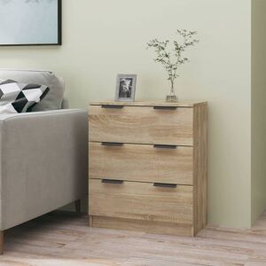 Sideboard Sonoma Oak 60x30x70 cm Engineered Wood - Royalton