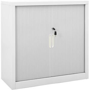 Sliding Door Cabinet Grey 90x40x90 cm Steel - Royalton