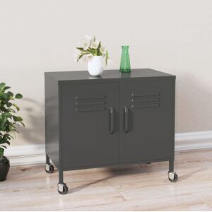 Royalton - Storage Cabinet Anthracite 60x35x56 cm Steel