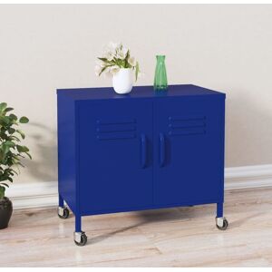 Storage Cabinet Navy Blue 60x35x56 cm Steel - Royalton