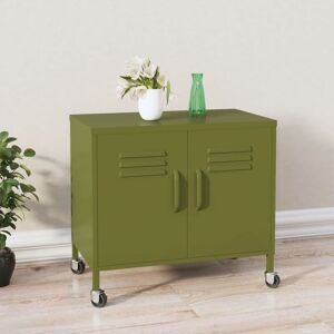 Royalton Storage Cabinet Olive Green 60x35x56 cm Steel