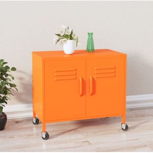 Royalton - Storage Cabinet Orange 60x35x56 cm Steel