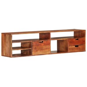 Tv Cabinet 140x30x35 cm Solid Acacia Wood - Royalton