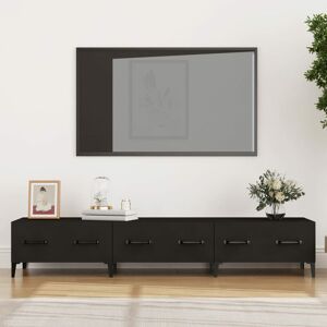 Tv Cabinet Black 150x34,5x30 cm Engineered Wood - Royalton
