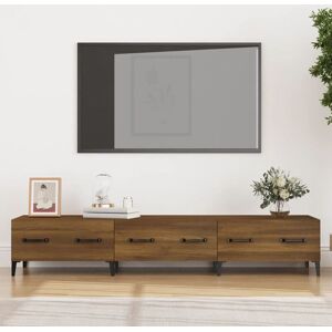 Tv Cabinet Brown Oak 150x34,5x30 cm Engineered Wood - Royalton