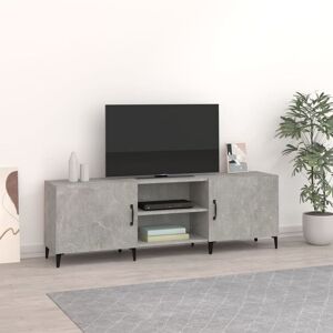 Tv Cabinet Concrete Grey 150x30x50 cm Engineered Wood - Royalton