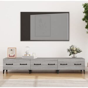 Tv Cabinet Grey Sonoma 150x34,5x30 cm Engineered Wood - Royalton