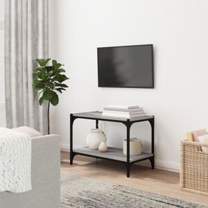 Tv Cabinet Grey Sonoma 60x33x41 cm Engineered Wood and Steel - Royalton