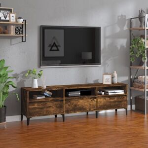 Tv Cabinet Smoked Oak 150x30x44.5 cm Engineered Wood - Royalton