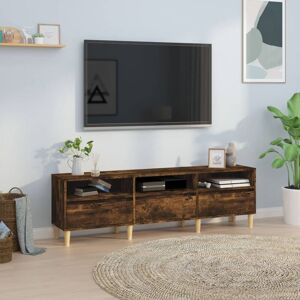 Tv Cabinet Smoked Oak 150x30x44.5 cm Engineered Wood - Royalton